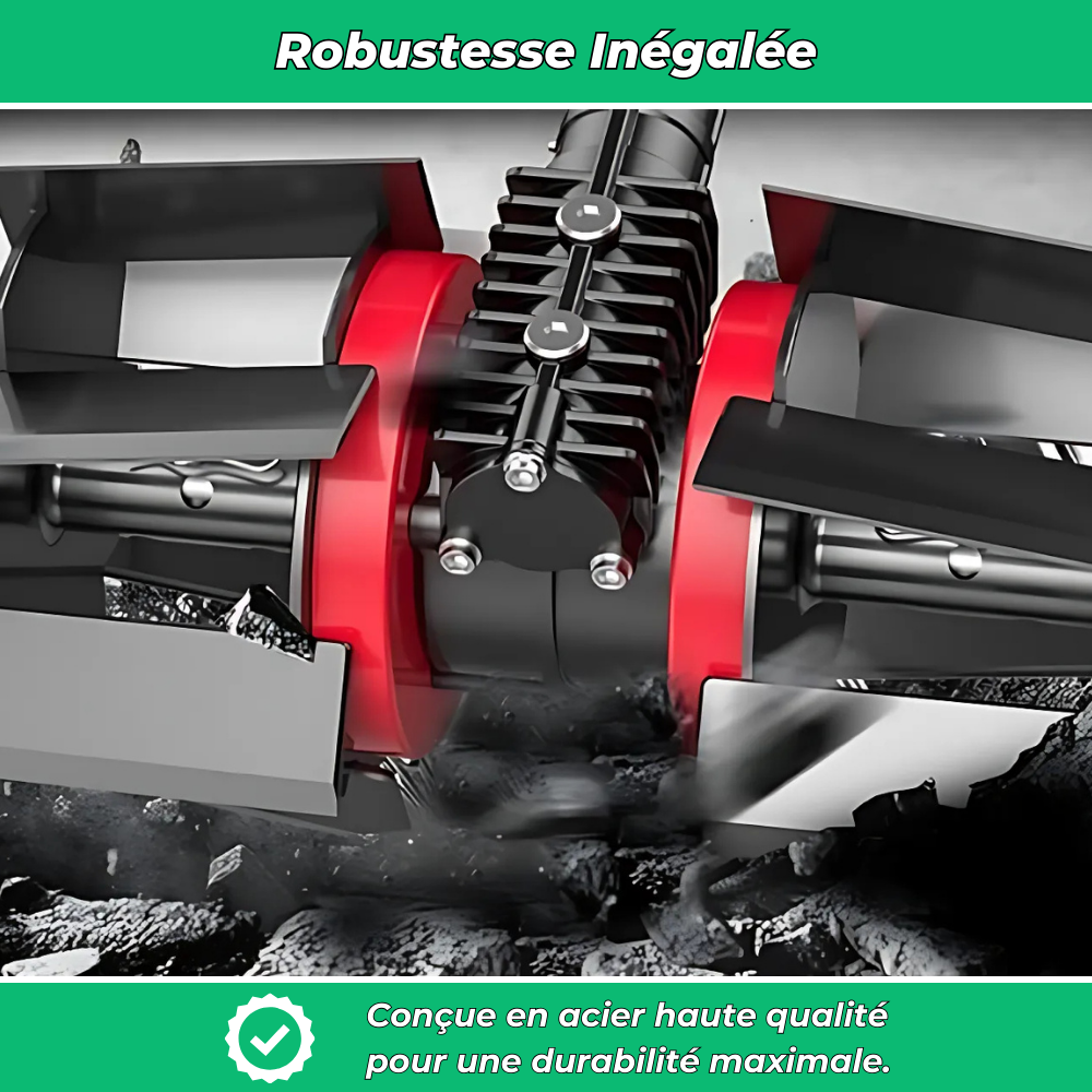 G700 PRO - Roue de Désherbage Multifonctions – Outil Efficace pour Entretien de Jardin et Élimination des Mauvaises Herbes