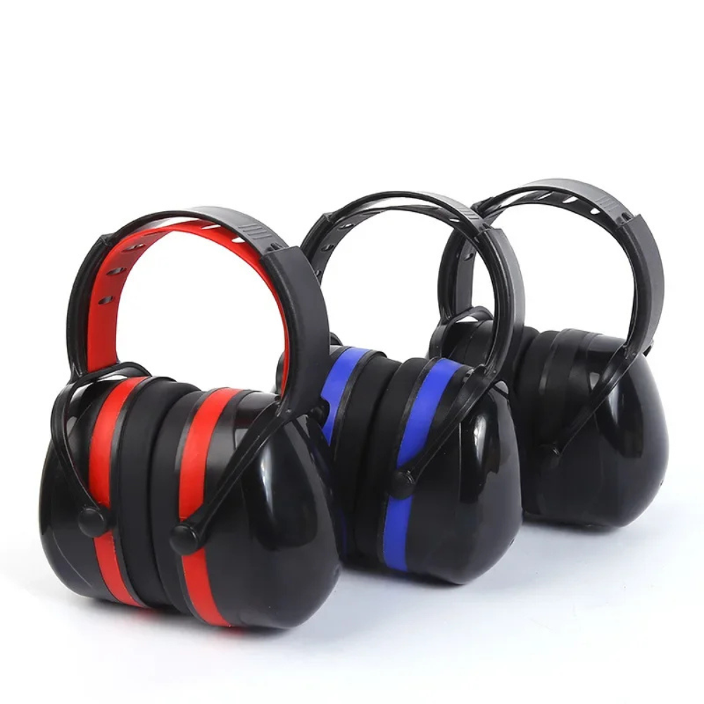 SoundShield PRO | Casque anti-bruit de travail | Travaux de voirie, Chantiers, Aéroports, Noir, Taille unique