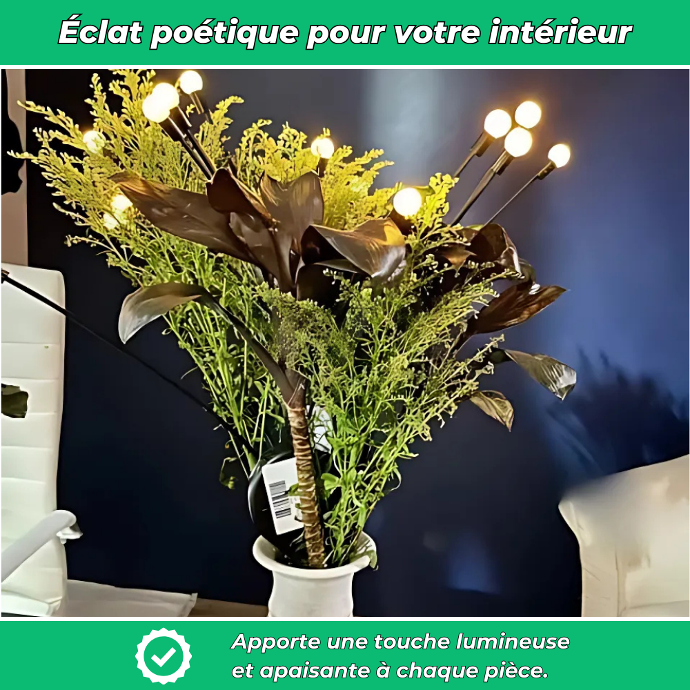 Lampes Lucioles à Énergie Solaire – Éclairage Décoratif et Écologique pour Jardin et Terrasse