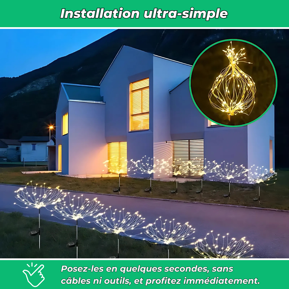 Lampes Solaires Décoratives – Lumière Élégante et Autonome pour Vos Soirées en Extérieur