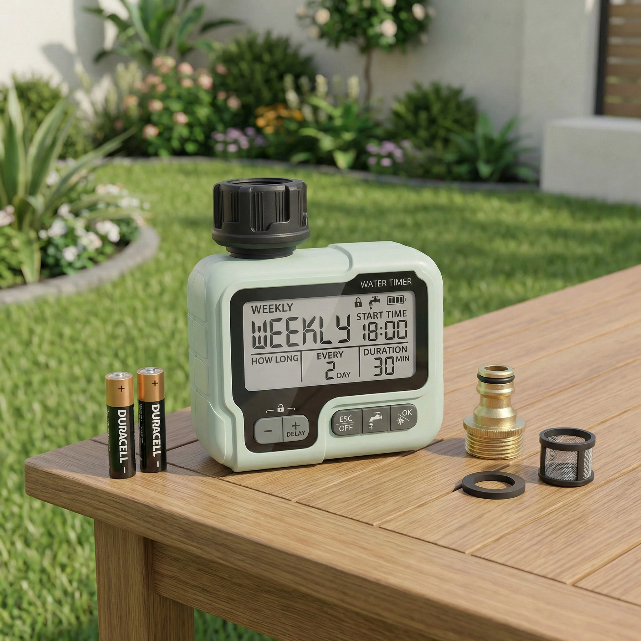 Minuteur d'Arrosage Automatique | Modes Multiples | Jardin & Balcon