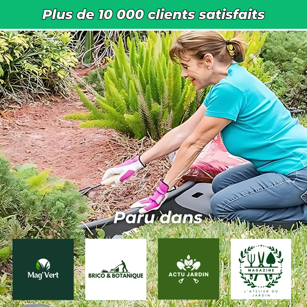 Coussin d'Agenouillement Ultra-Confort pour Jardiniers – Confort Optimal pour Travaux de Jardinage