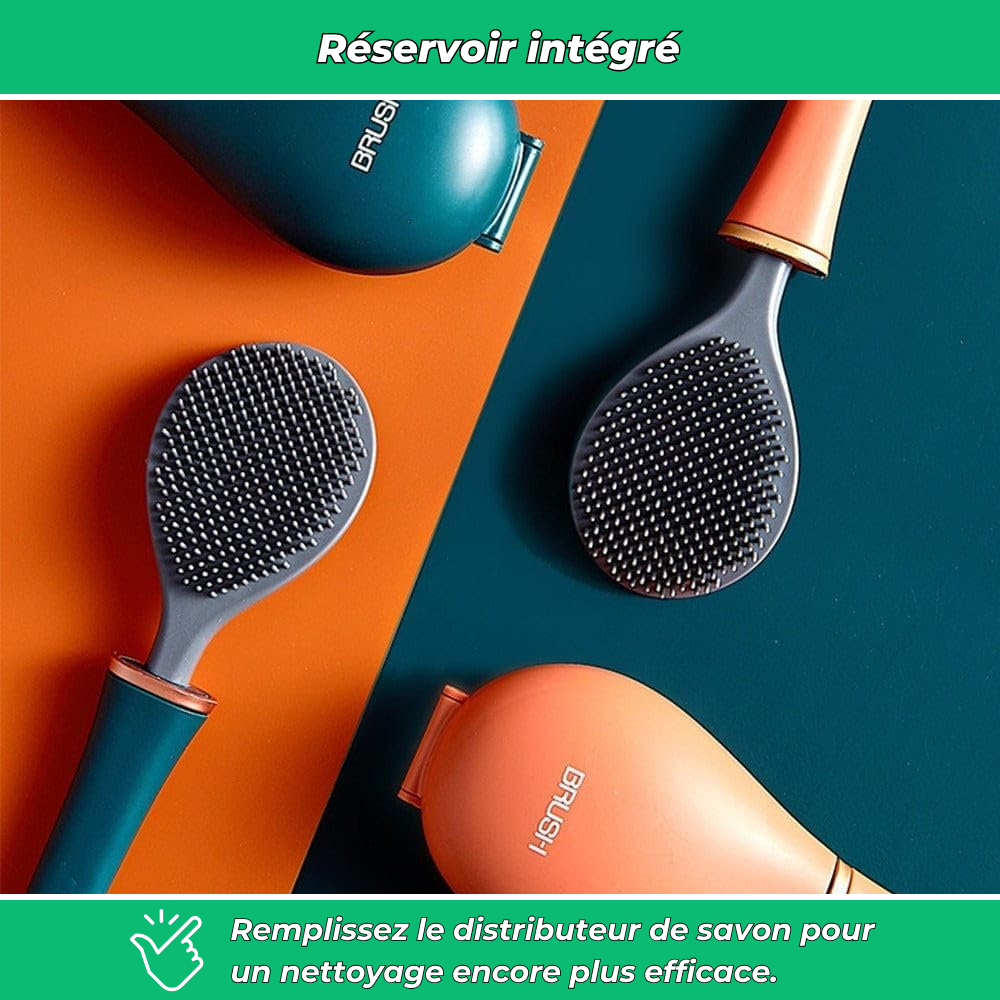 Brush™ | Brosse WC en silicone | Souple et hygiénique