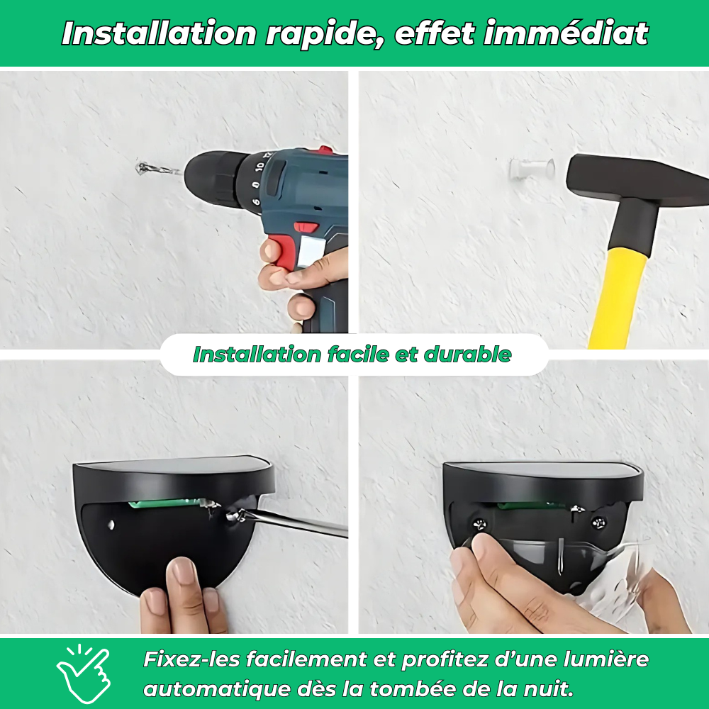 Lampes Solaires LED – Éclairage Solaire Étanche pour Tous Vos Espaces Extérieurs