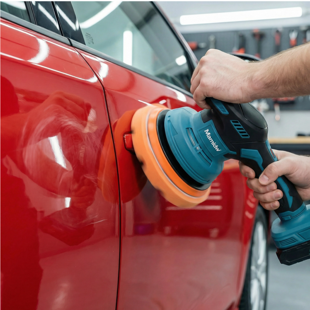 Polisseuse Voiture Électrique Sans Fil | Lustreuse Carrosserie Auto | Polissage Rapide Anti-Rayures