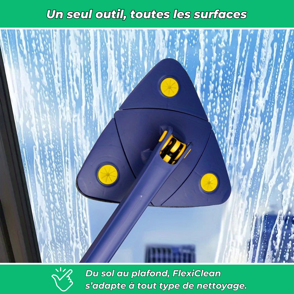Clean'Mop | Vadrouille rotative 360° avec essorage mains libres