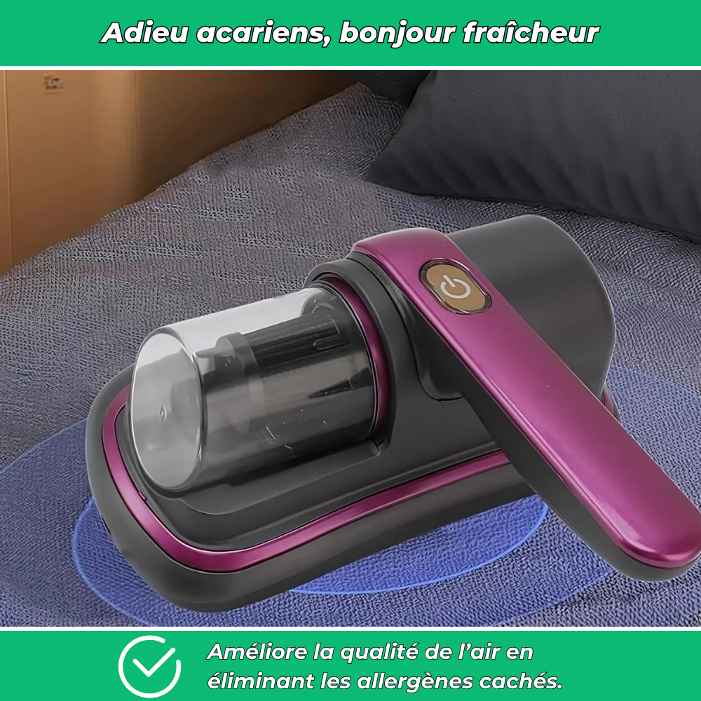 V20 PRO | Aspirateur anti-acariens avec chauffage UV 65℃ | Élimine 99% des Allergènes