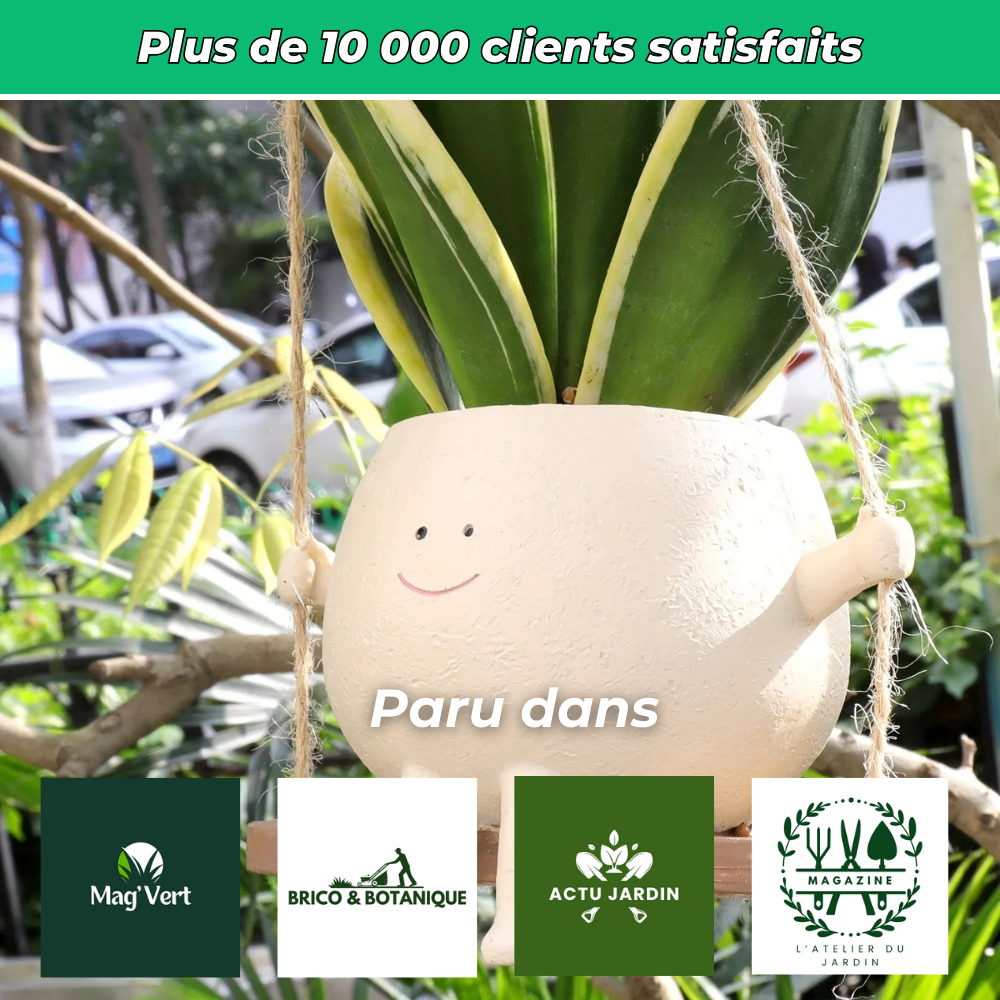 Pot de Fleurs Suspendu Design – Décoration de Jardin et Intérieur Élégante et Unique
