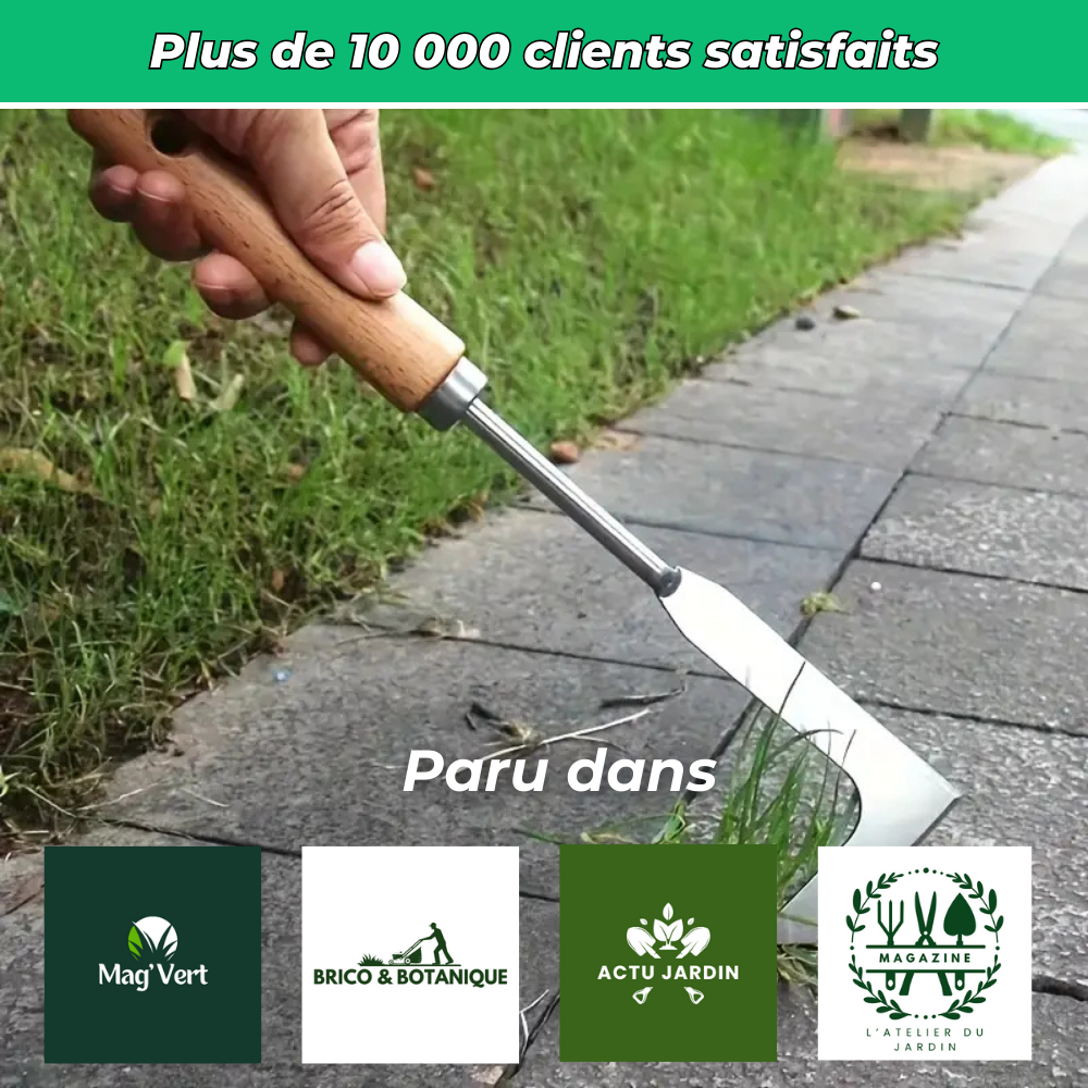Outil de Désherbage Efficace pour un Jardin Impeccable