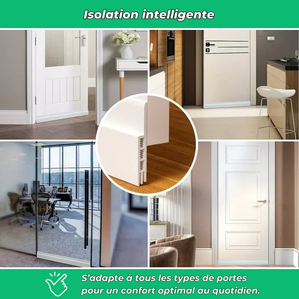 Therma'Block | Bas de porte isolant contre le froid, le bruit et les insectes