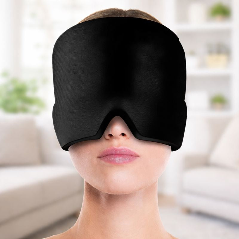 CryoZen | Masque Migraines Froid Gel Rafraichissant | Bonnet anti-migraine à thérapie par le froid