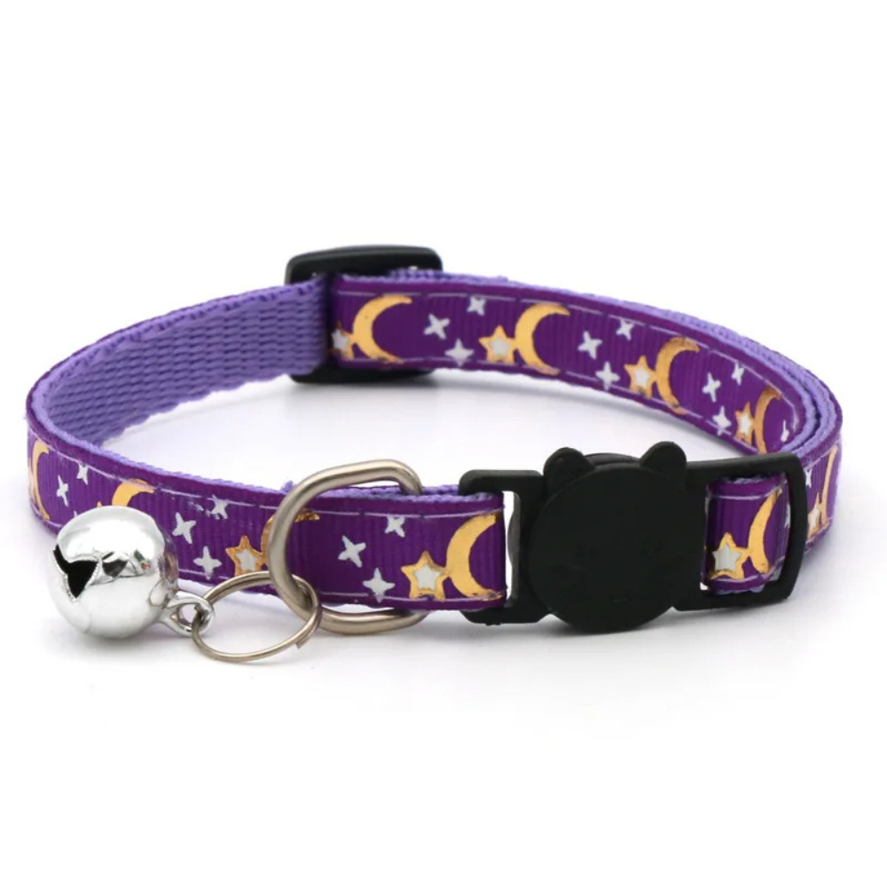 Collier réglable de sécurité pour chat – Avec clochette amovible