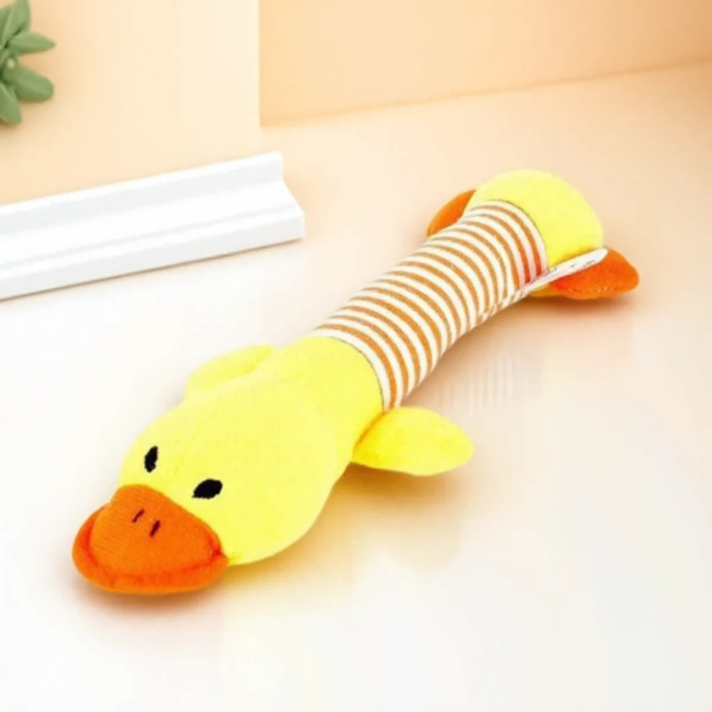 Jouet en peluche sonore pour chien – Résistant et stimulant