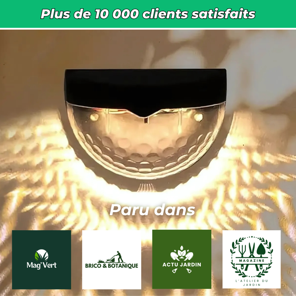Lampes Solaires LED – Éclairage Solaire Étanche pour Tous Vos Espaces Extérieurs