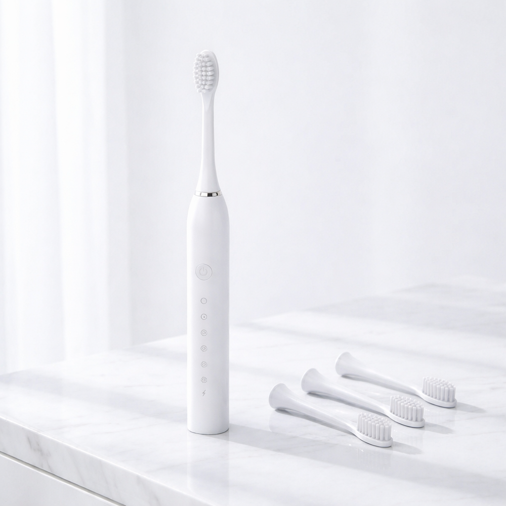Brosse à Dents Électrique Rechargeable USB | Nettoyage Optimal | 6 Modes Soniques Étanche IPX7