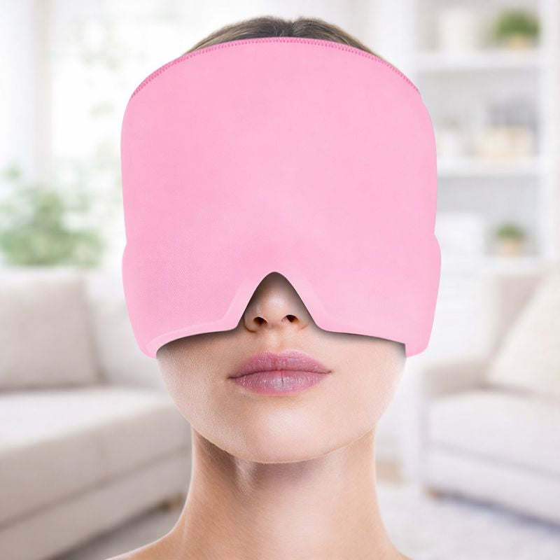 CryoZen | Masque Migraines Froid Gel Rafraichissant | Bonnet anti-migraine à thérapie par le froid