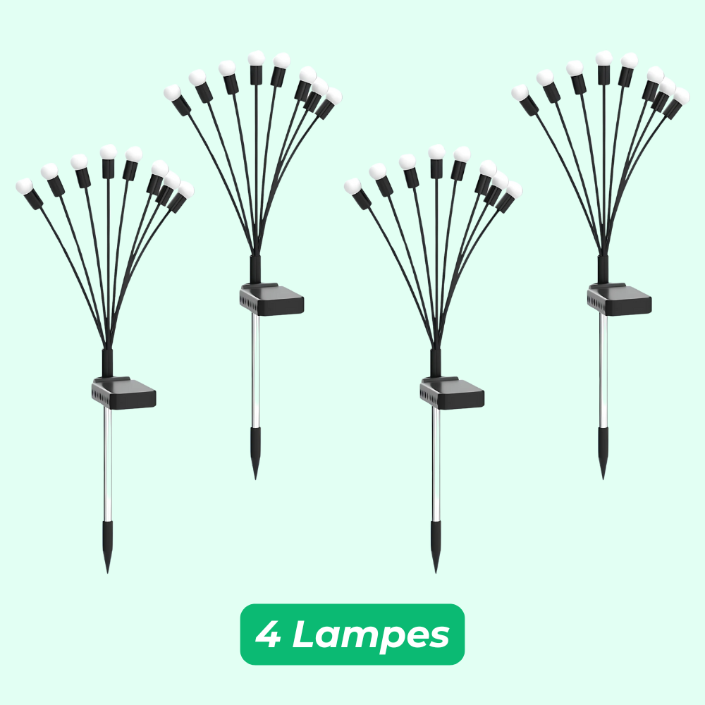Lampes Lucioles à Énergie Solaire – Éclairage Décoratif et Écologique pour Jardin et Terrasse