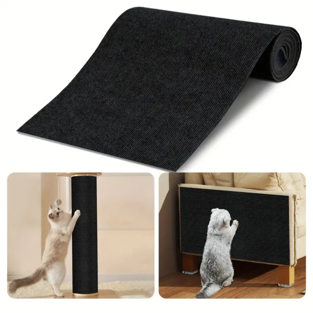 Tapis griffoir auto-adhésif pour chats – Protège murs et meubles des griffes