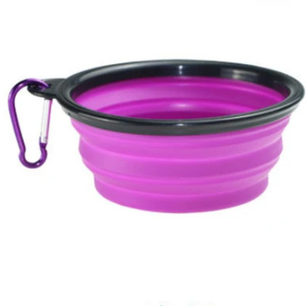 Gamelle pliable en silicone pour chien et chat – Voyage, camping et promenade
