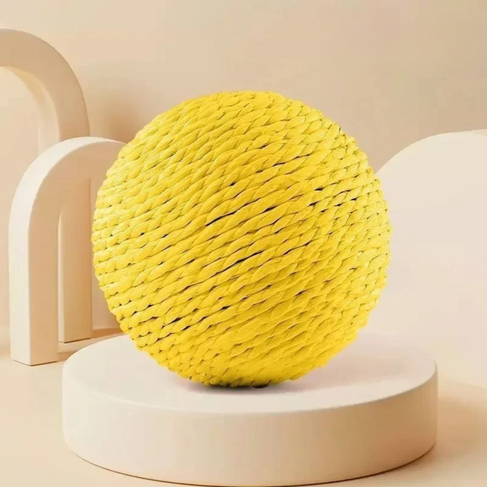 Balle interactive à gratter pour chat – Jouet anti-stress et stimulant