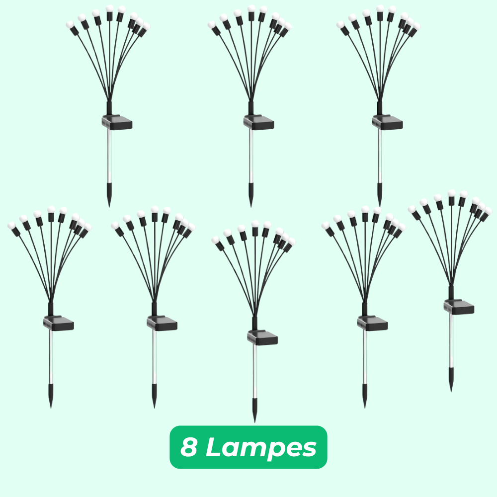 Lampes Lucioles à Énergie Solaire – Éclairage Décoratif et Écologique pour Jardin et Terrasse