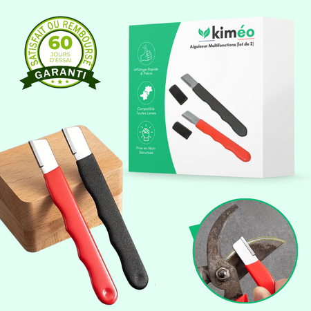 Aiguiseur Multifonctions – Tranchant Parfait pour Outils de Jardin, Couteaux et Plus