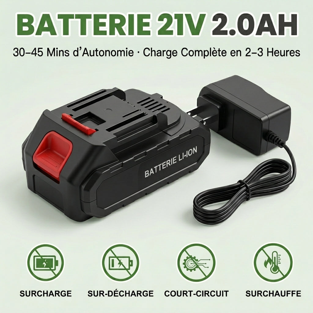 D50 PRO | Débroussailleuse Électrique 3-en-1 sur Roues