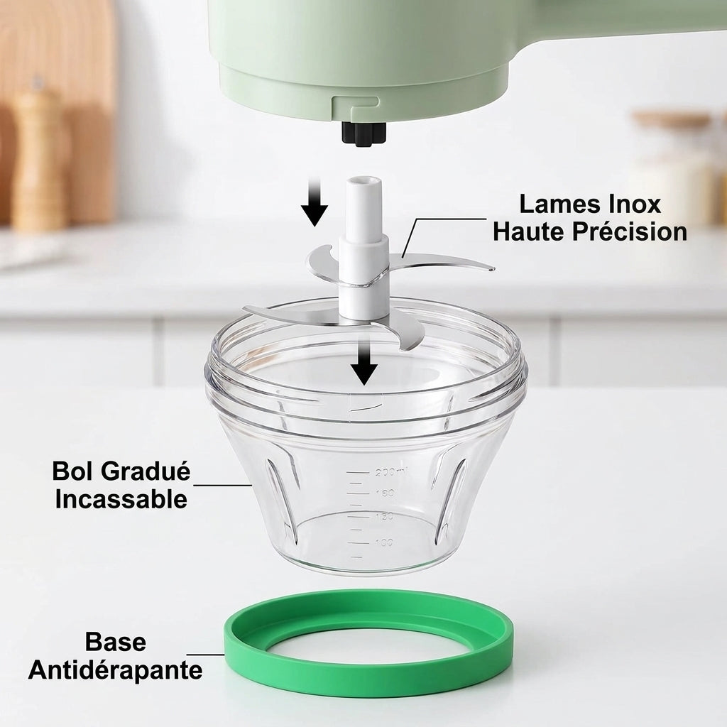 Coup’Chef – Broyeur de cuisine USB ultra pratique