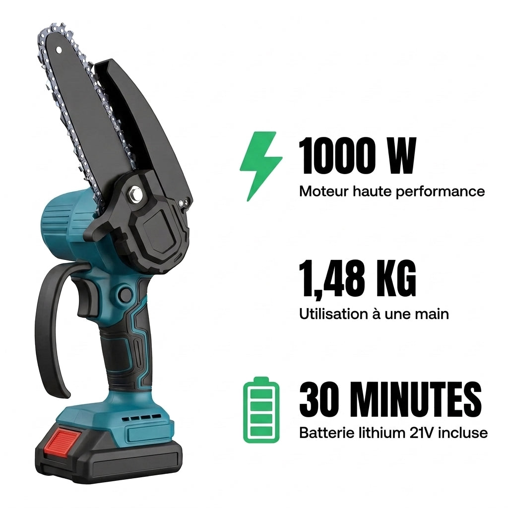 V30 PRO | Tronconneuse électrique portable | Coupe rapide et précise