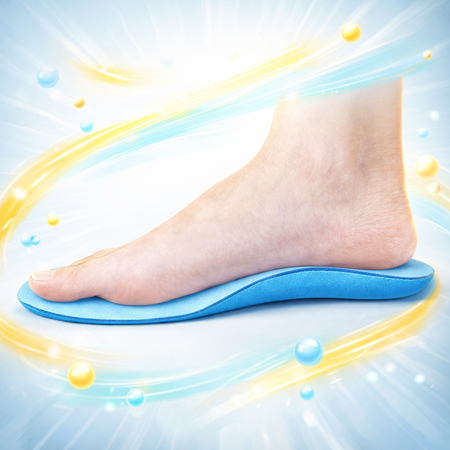 Semelles Intérieures en Gel Silicone Orthopédiques Absorption des Chocs