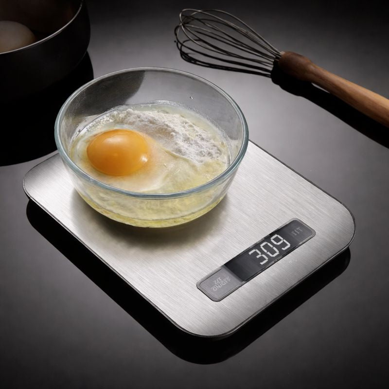 GramMaster – Balance de cuisine numérique ultra-précise 1 g, capacité 5 kg, écran LCD, fonction tare