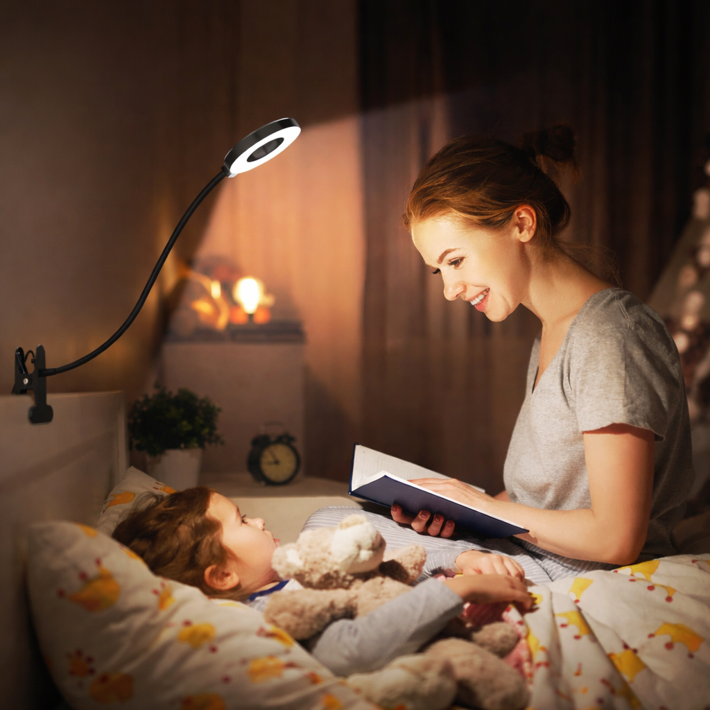 Lampe de Bureau à Pince LED USB Flexible 10W – Éclairage Réglable 360°