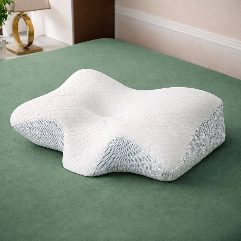 Night'Zen Evo | Oreiller cervical ergonomique mémoire de forme | Soutien cou et dos