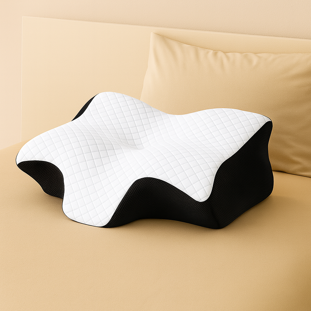 Night'Zen Evo | Oreiller cervical ergonomique mémoire de forme | Soutien cou et dos