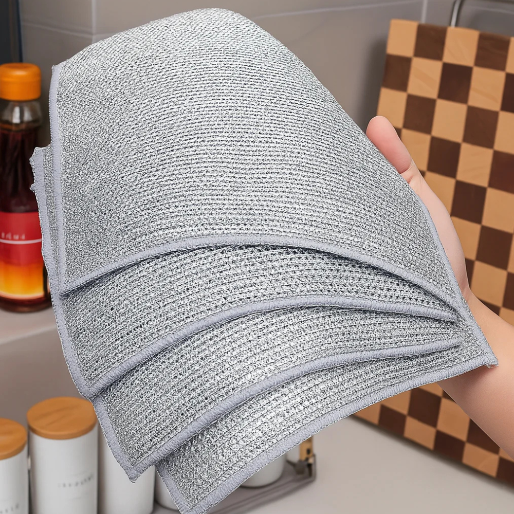 Cleaninox | Chiffons récurants inox puissants et sans rayures | Cadeau