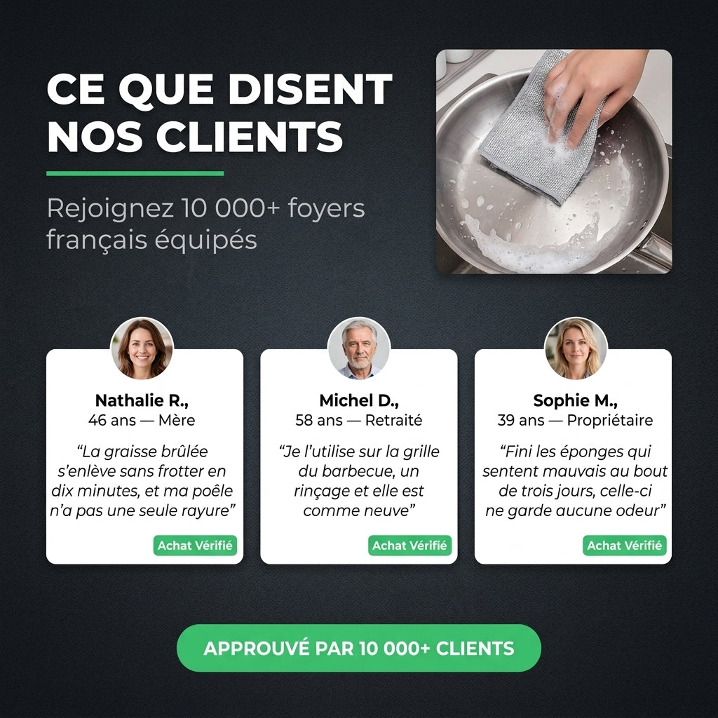 Cleaninox | Chiffons récurants inox puissants et sans rayures
