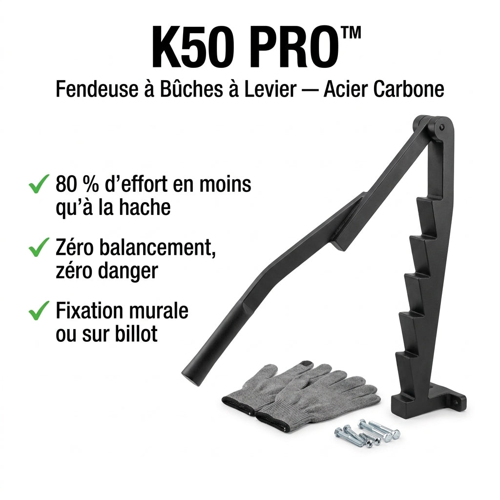 K50 PRO | Fendeur de bûches à levier