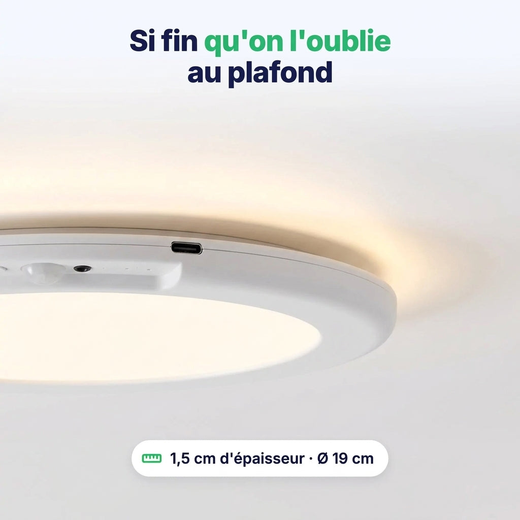 L10 | Plafonnier LED à Détecteur de Mouvement