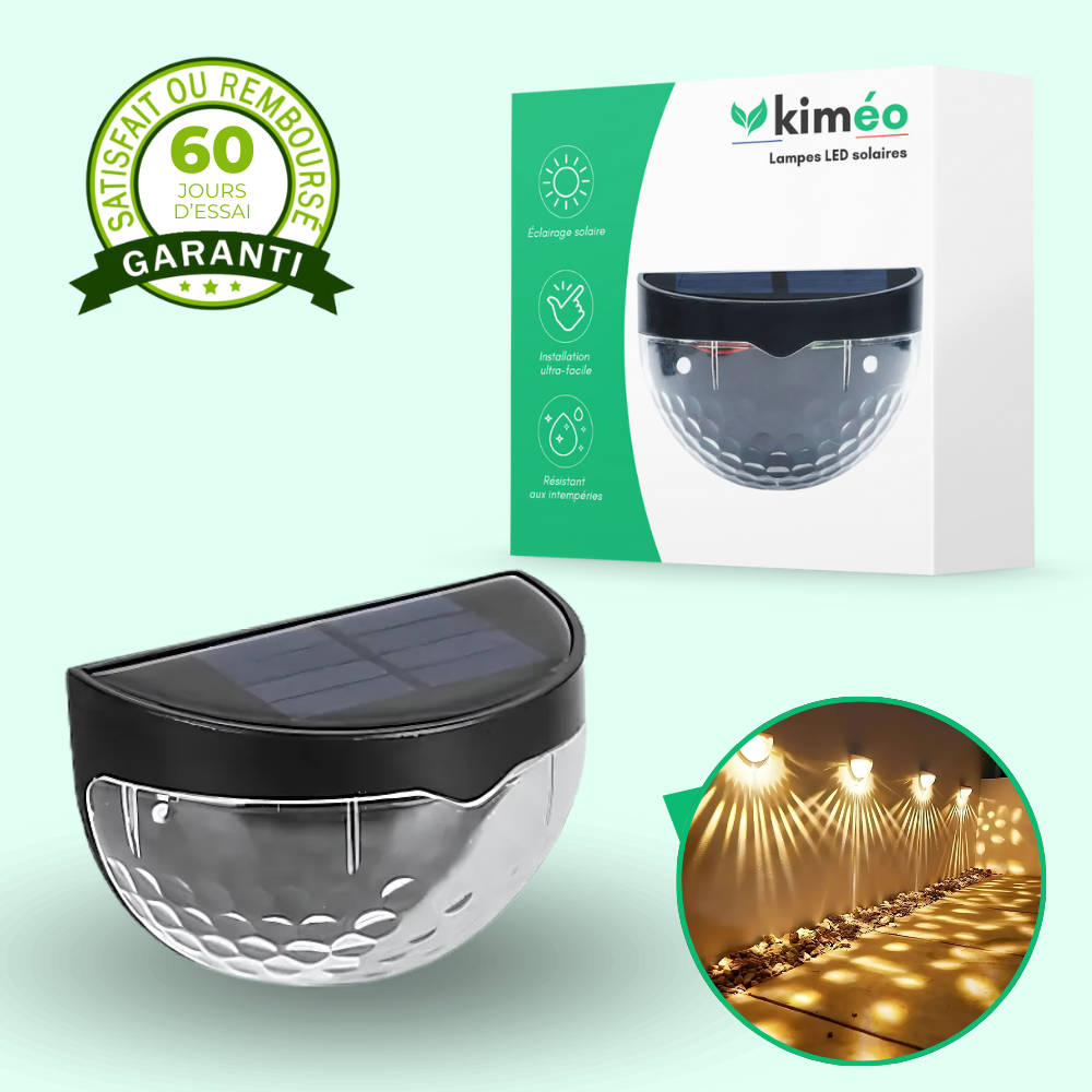 Lampes Solaires LED – Éclairage Solaire Étanche pour Tous Vos Espaces Extérieurs
