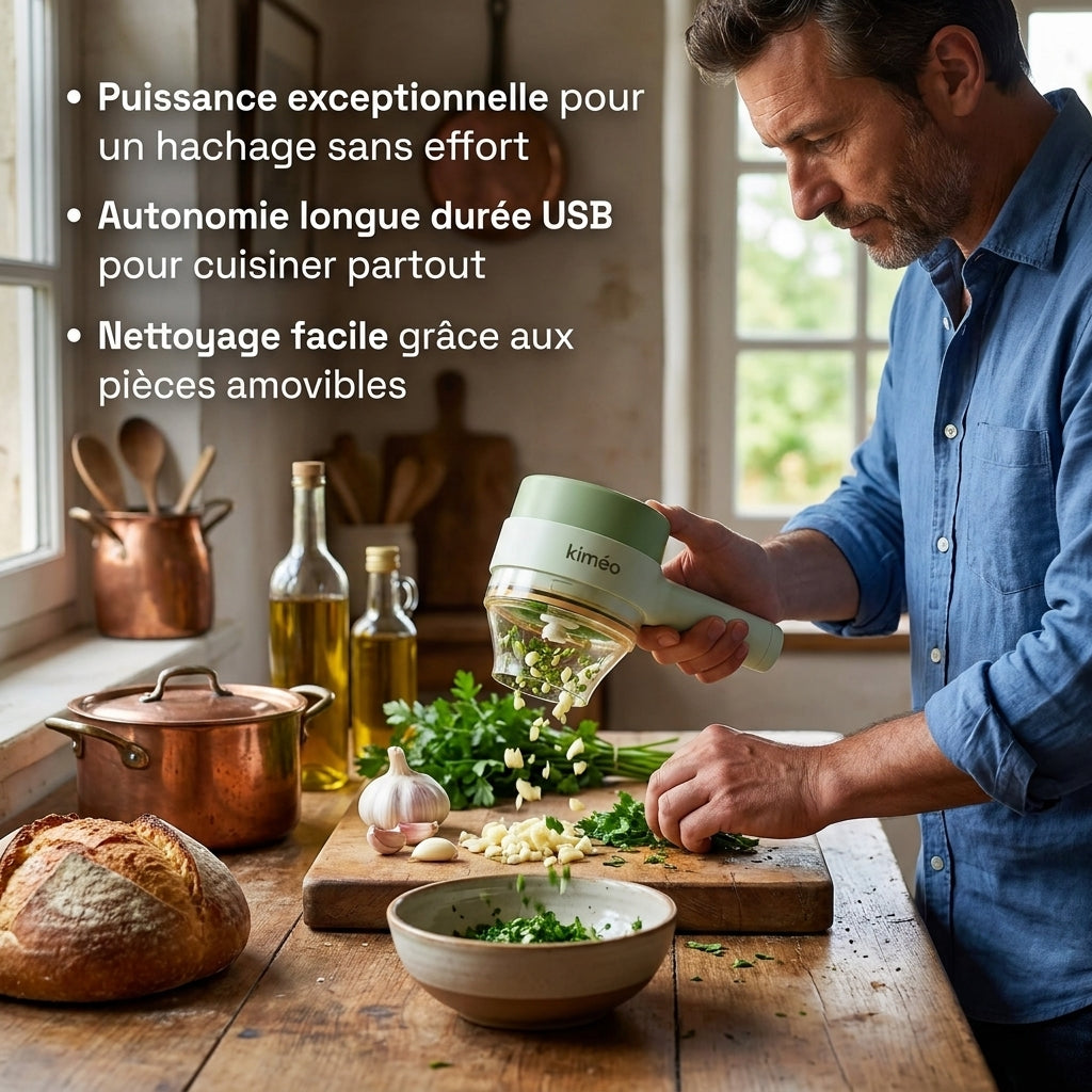 Coup’Chef – Broyeur de cuisine USB ultra pratique