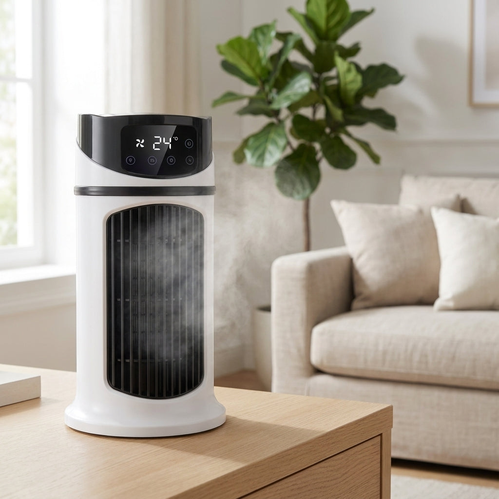 AirFrost PRO | Rafraîchisseur d'Air Silencieux 8h d'Autonomie