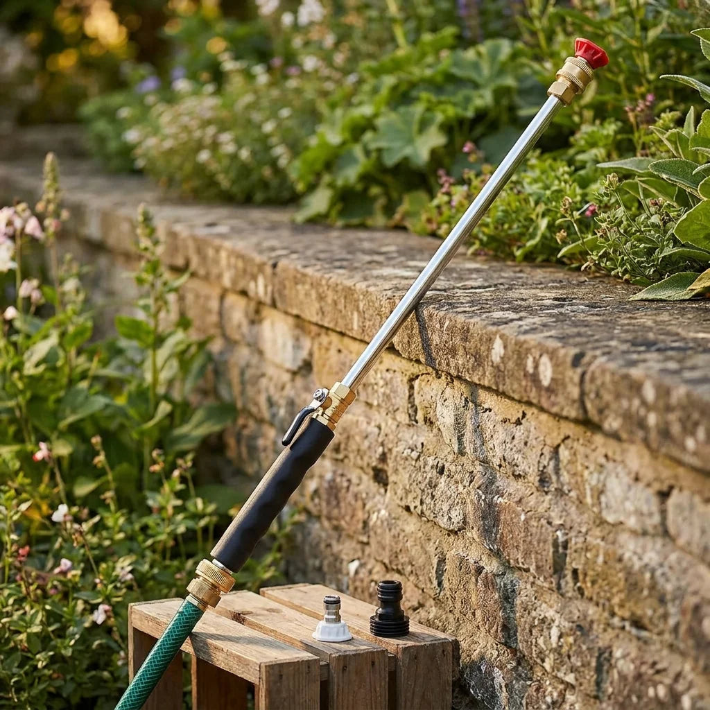 HydroPro | Lance Nettoyeur Haute Pression pour Tuyau d’Arrosage | Pistolet Haute Pression Voiture & Jardin Multifonction