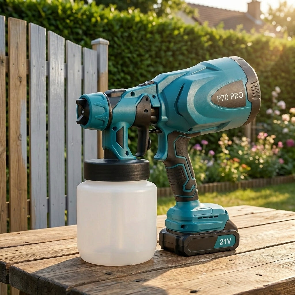 P70 PRO | Pistolet de Peinture Professionnel à Batterie | Élu produit de l'année