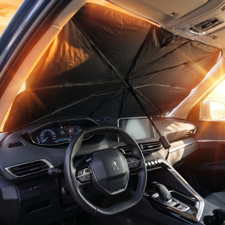 SunBloc – Pare-soleil voiture repliable, protection thermique anti-UV