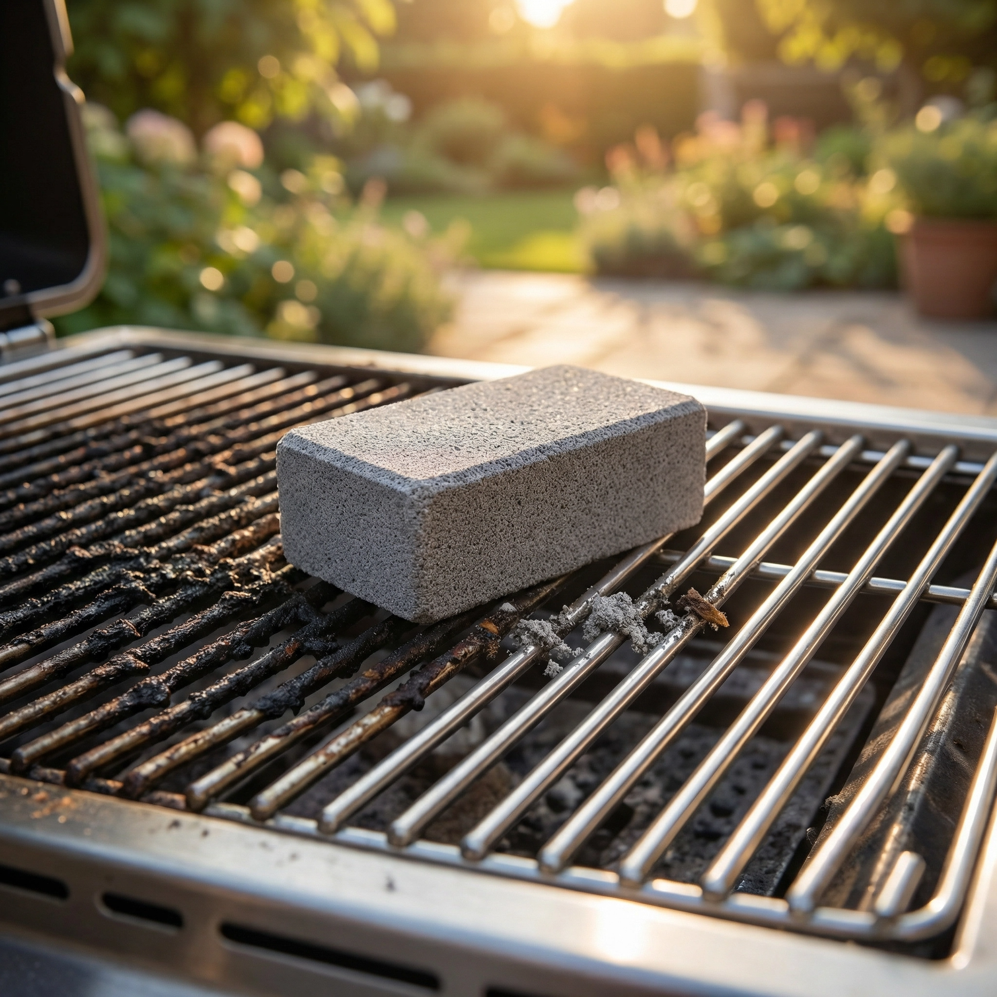 Pierre de Nettoyage Réutilisable pour barbecue - Dégraissage Puissant Sans Produits Chimiques