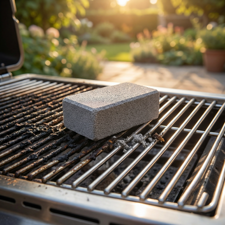 Pierre de Nettoyage Réutilisable pour barbecue - Dégraissage Puissant Sans Produits Chimiques