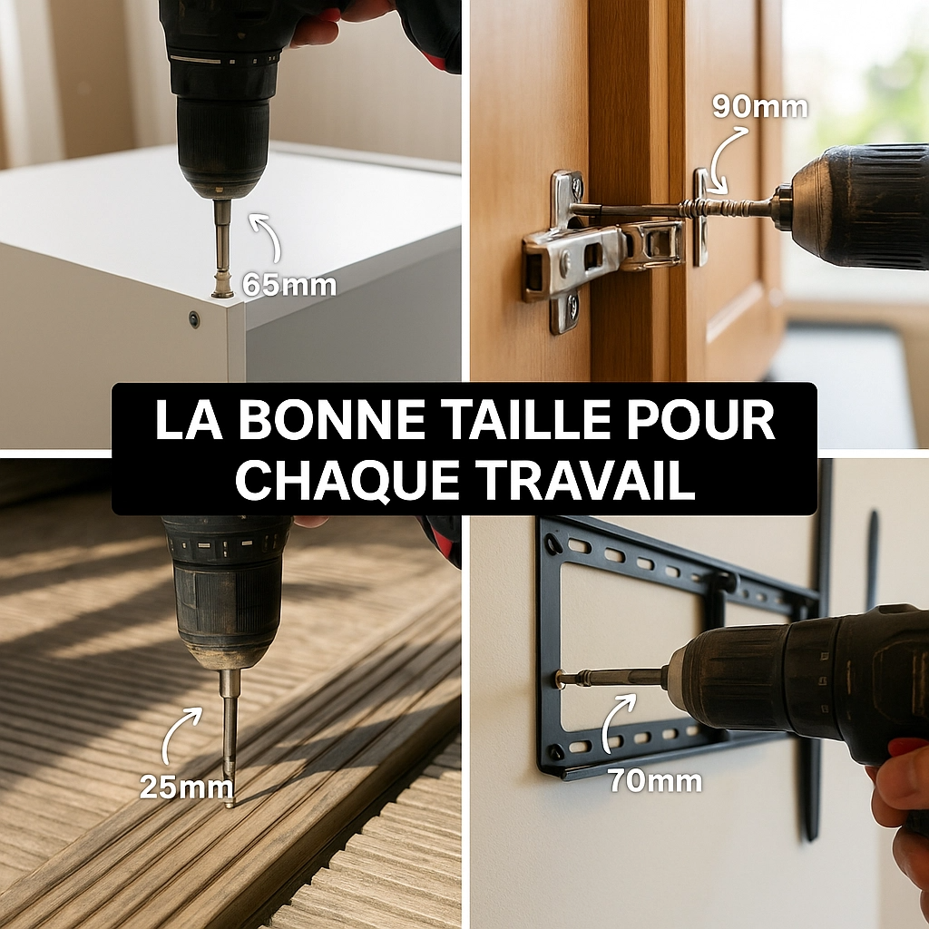 C90 PRO | Kit 6 Embouts de tournevis antidérapants pour Visseuse