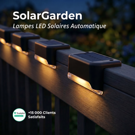 SolarGarden™ | Lampes LED Solaires | Éclairage Automatique et Étanche pour Vos Extérieurs
