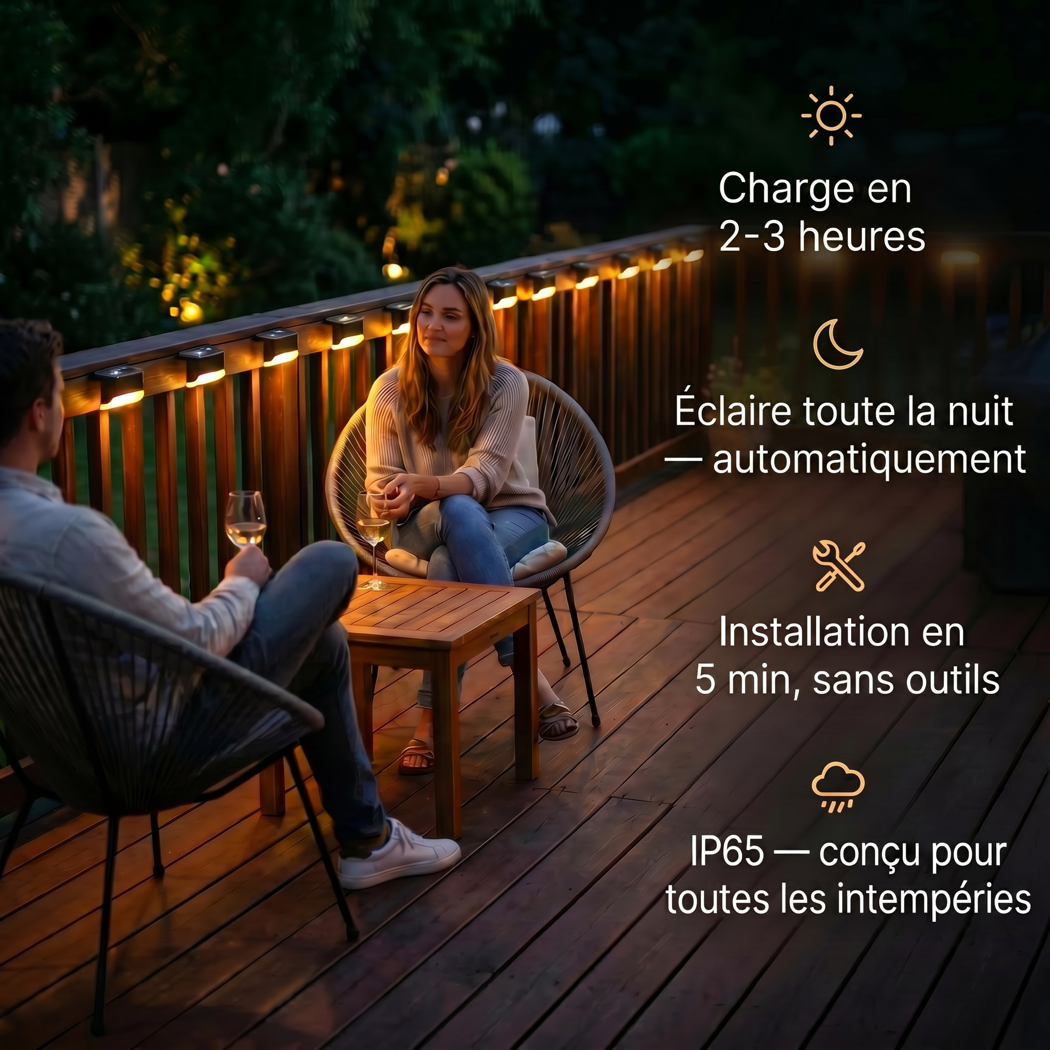 SolarGarden™ | Lampes LED Solaires | Éclairage Automatique et Étanche pour Vos Extérieurs