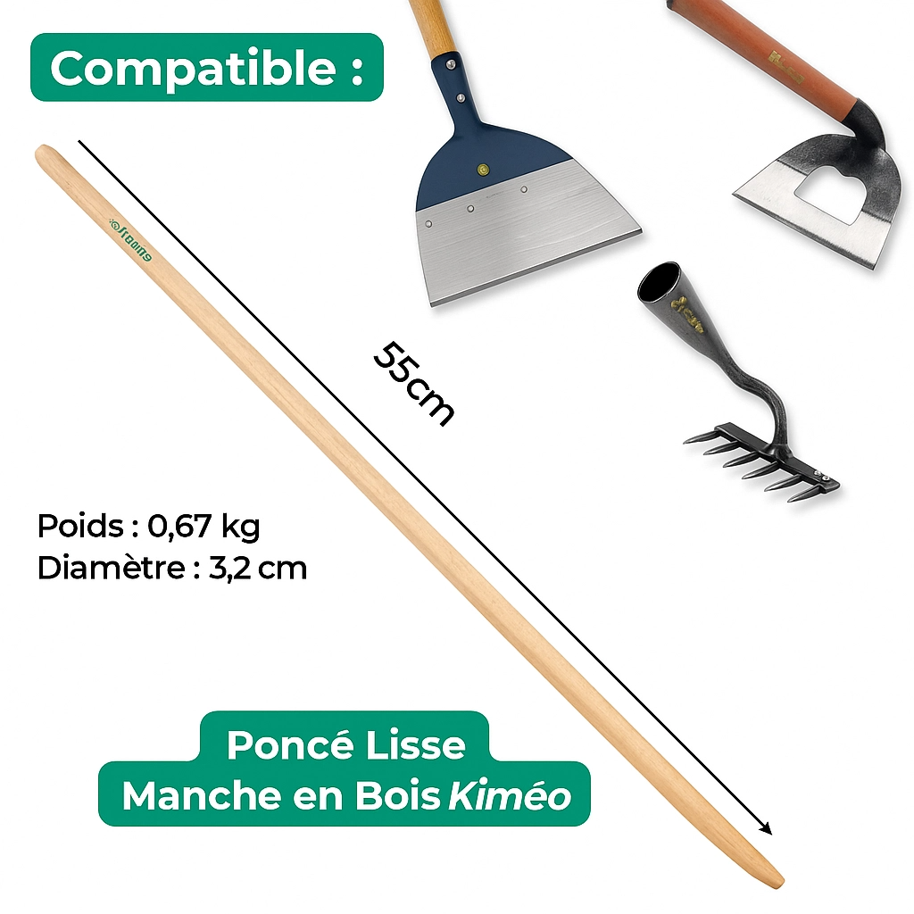 Manche universel – Qualité professionnelle, compatible avec tous les outils